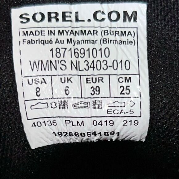 Women’s Sorel Out N About Plus Buffalo Plaid Boots Size 8 - Picture 5 of 7